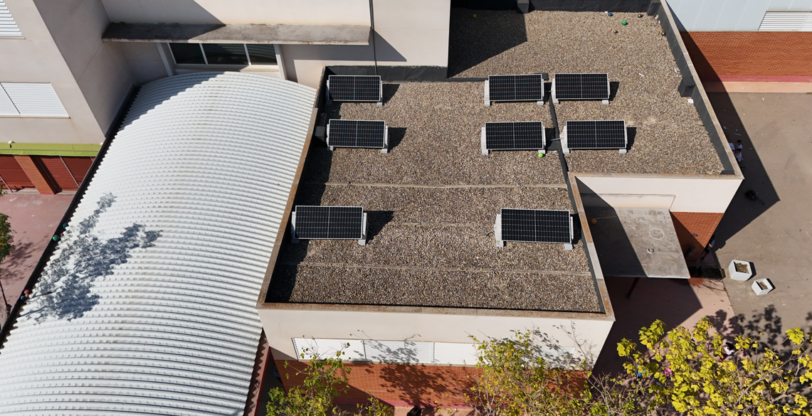 Instalación Fotovoltaica CPEIP Reino de Aragón