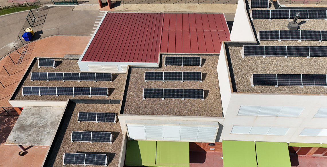 Instalación Fotovoltaica CPEIP Reino de Aragón