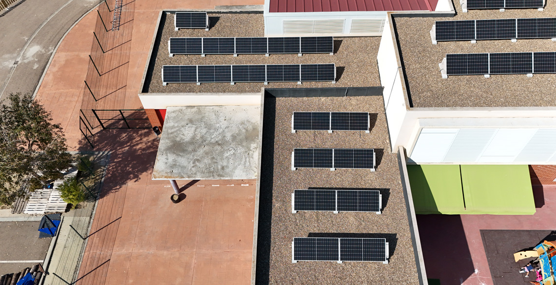 Instalación Fotovoltaica CPEIP Reino de Aragón