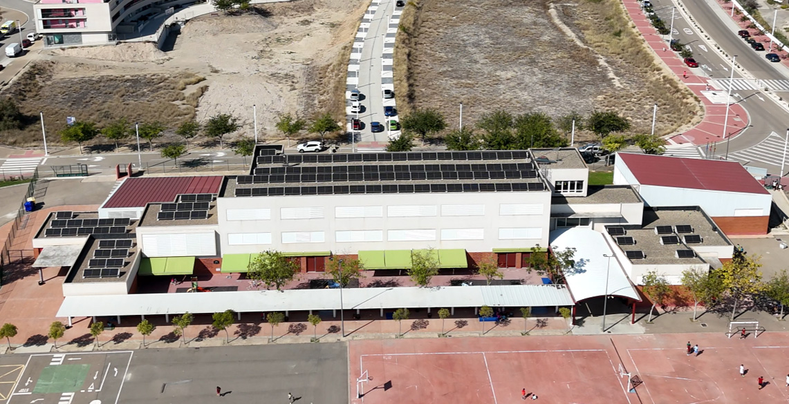 Instalación Fotovoltaica CPEIP Reino de Aragón